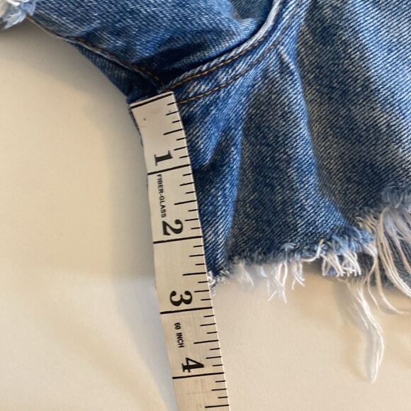 Abercrombie & Fitch Distressed Annie High Rise Short Size 2 / 26 - Picture 8 of 8